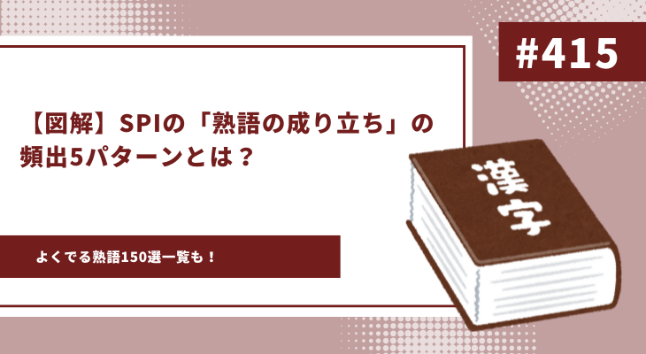 SPI 熟語の成り立ち　アイキャッチ