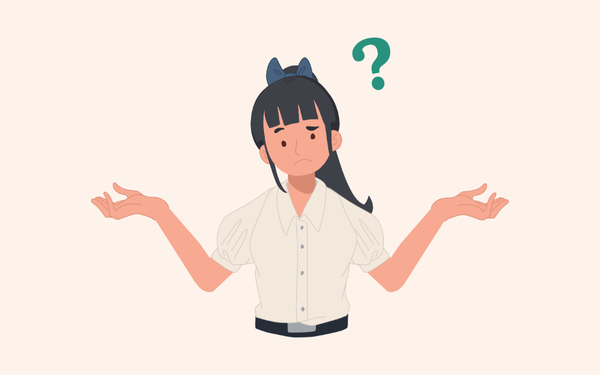 悩んでいる女性のイメージ