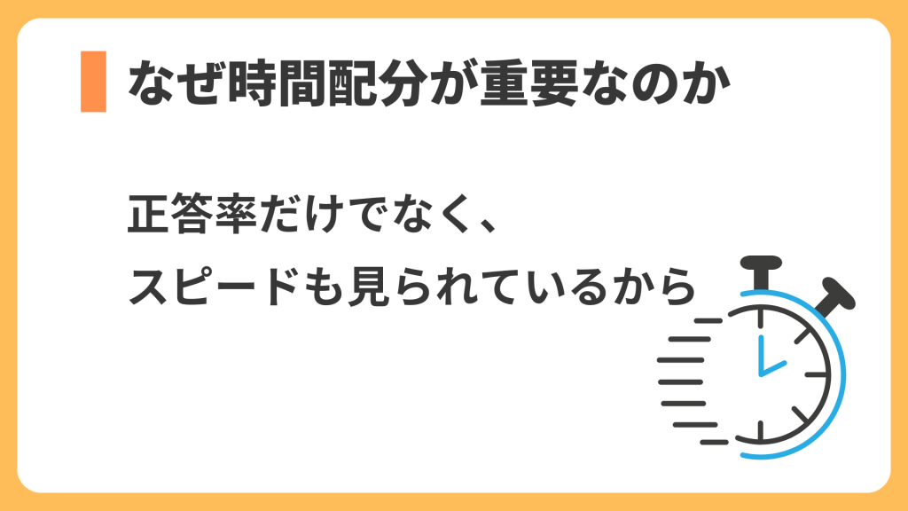Spi 時間配分 重要な理由