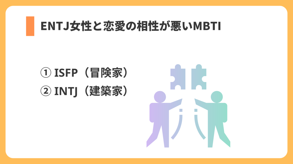 相性が悪いMBTI リスト