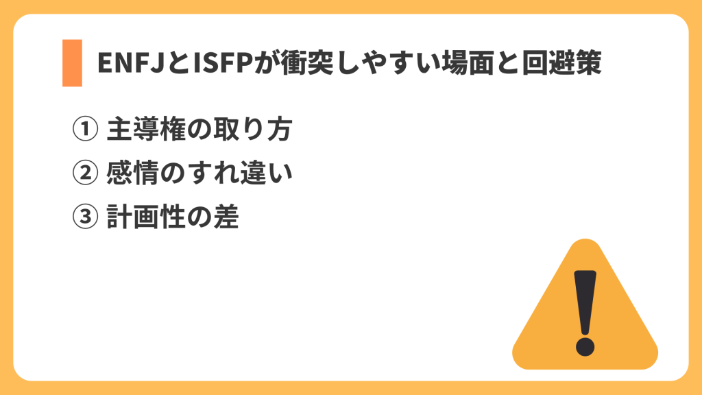 衝突しやすい場面 リスト