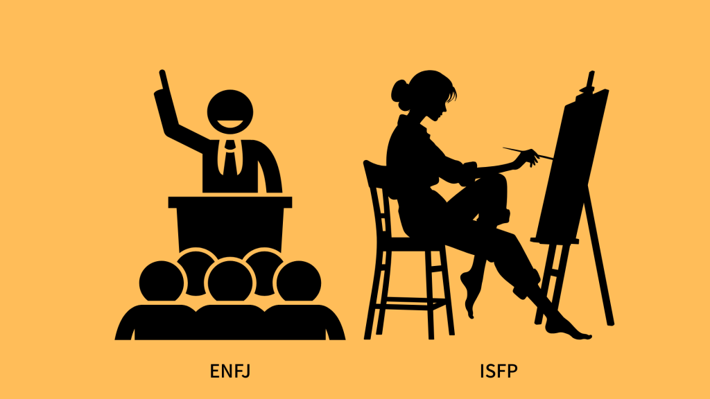 ENFJ ISFP