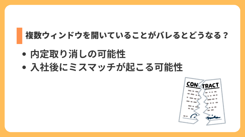 複数ウィンドウを開いていることがバレるとどうなる?