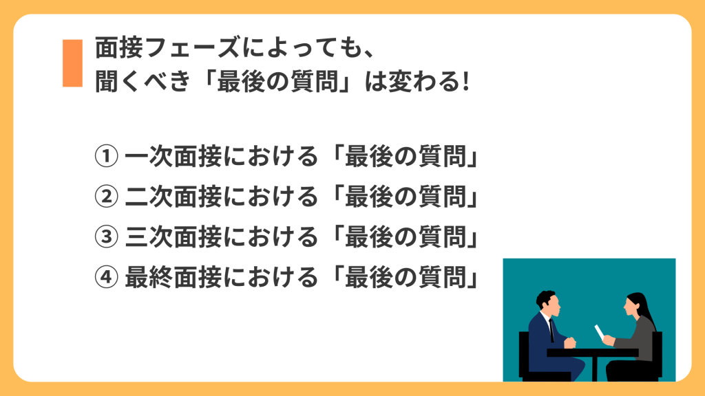 面接フェーズ　リスト